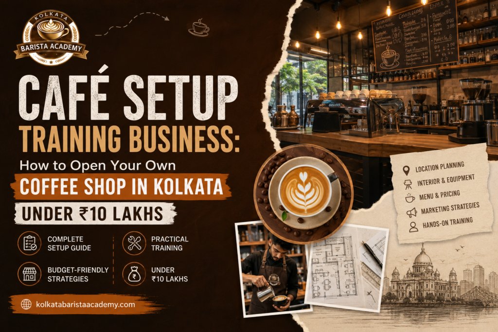 Café Setup Training Business: How to Open Your Own Coffee Shop in Kolkata Under ₹10 Lakhs