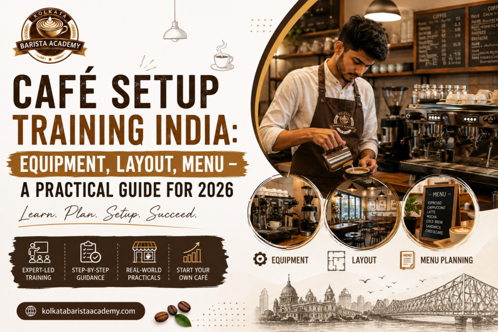 Café Setup Training India: Equipment, Layout, Menu – A Practical Guide for 2026